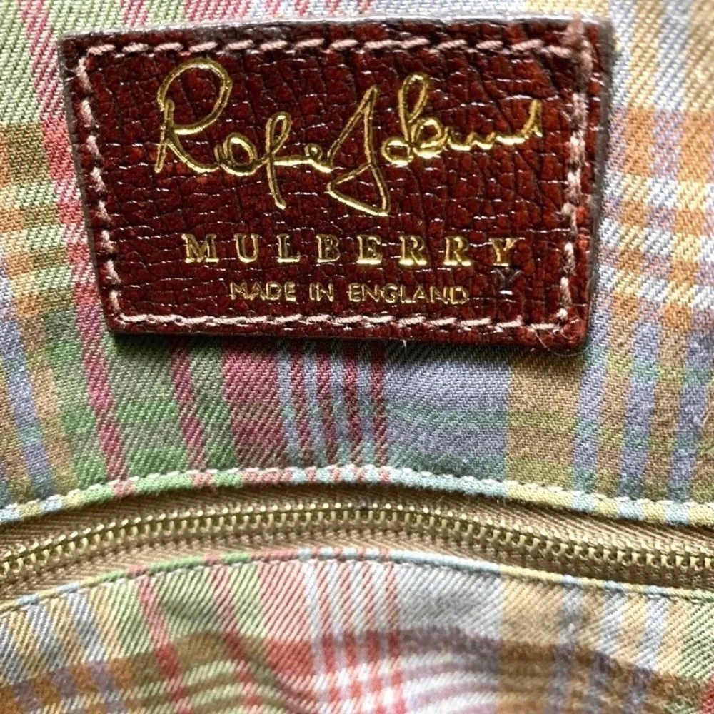 Vintage Mulberry Roger Saul Leather Large Weekend Bag - Picture 5 of 9